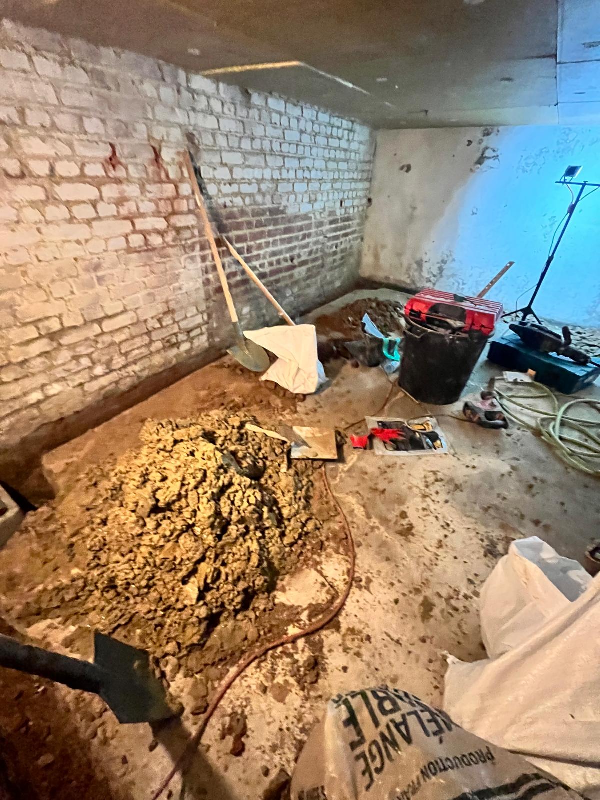 Cave avant rénovation